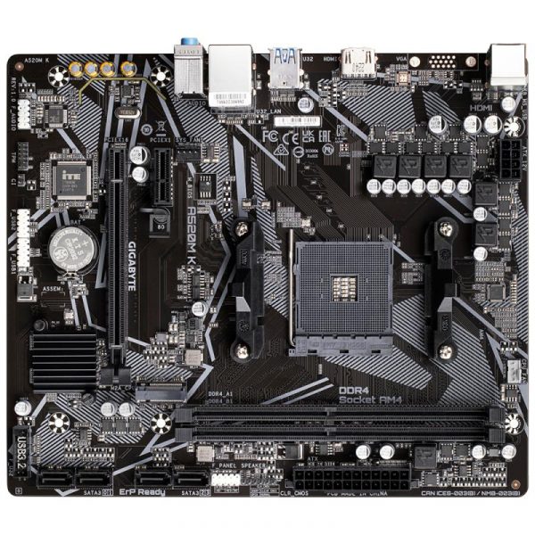 Placa de baza Gigabyte A520M K AM4 DDR4 - imagine 11