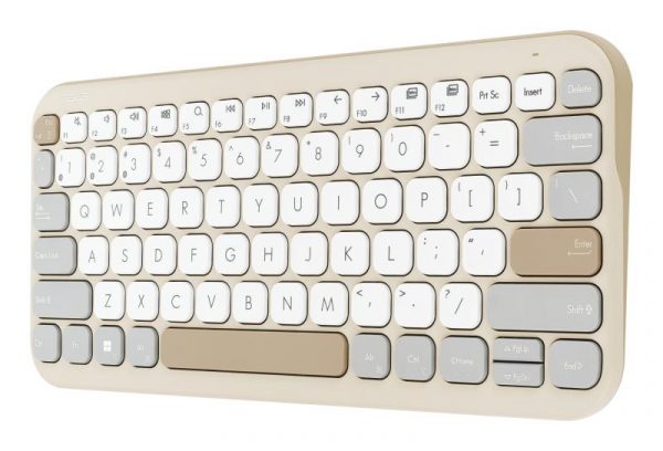 Tastatura wireless ASUS KW100, Culoare: Oat Milk, Greutate: 0.374 ASUS - imagine 9