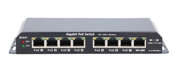 Extralink KRATOS  PoE Switch  7x Gigabit PoE 1x - imagine 3