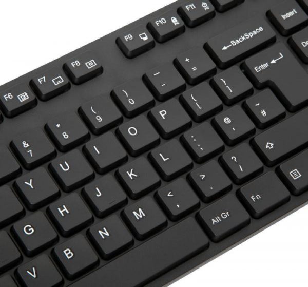 Targus Tastatura Antimicobiala cu fir, 108 taste, layout UK, negru - imagine 7