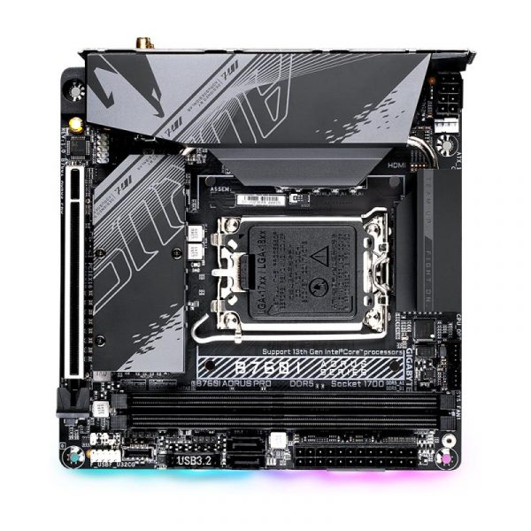 Placa de Baza GIGABYTE B760I AORUS PRO LGA1700 - imagine 10