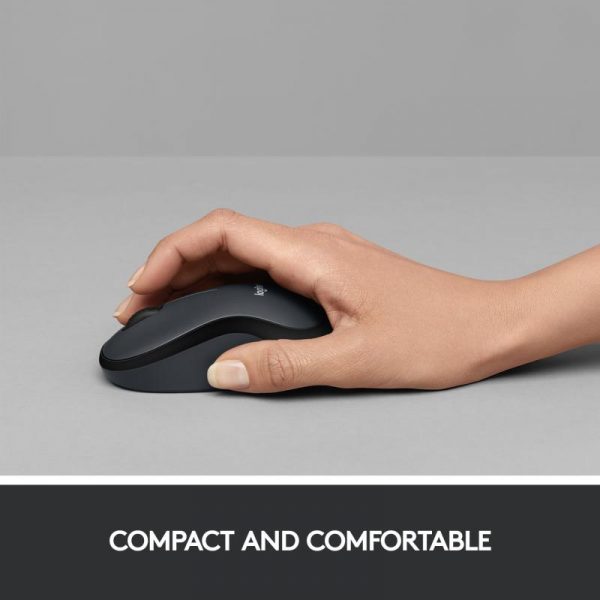 Mouse Logitech M220, silent, charcoal - imagine 11