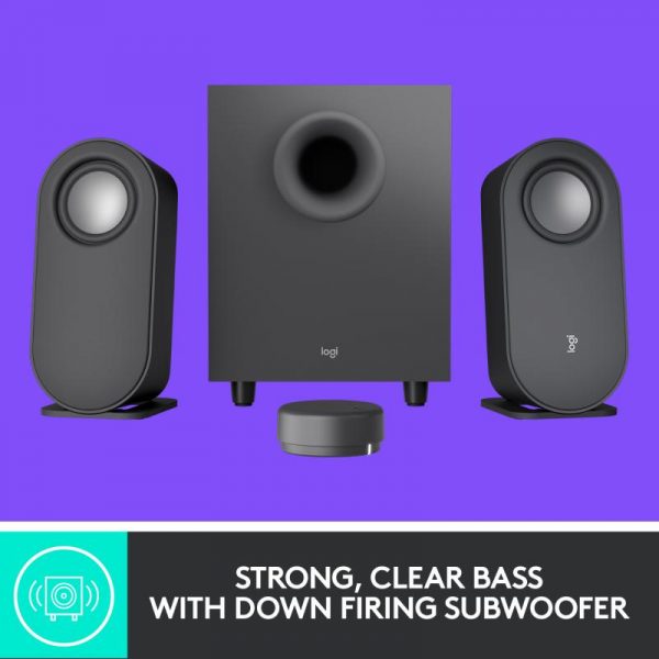 Boxe Logitech 2.1 Z407, putere RMS 40W, subwoofer 20W, interfata - imagine 6