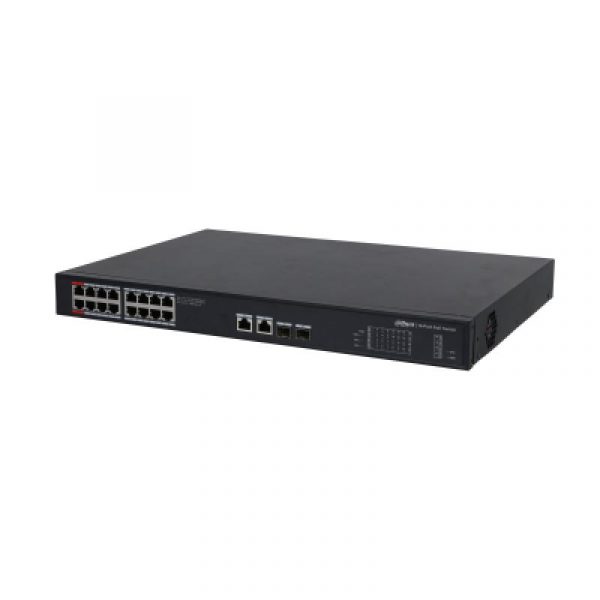 DAHUA Switch 20 porturi, 16 portuti POE, Unmanaged, Layer 2, - imagine 7