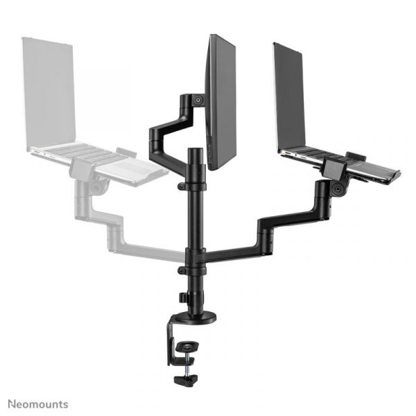Suport dublu laptop de birou Neomounts DS20-425BL2; pentru display-uri cu - imagine 9