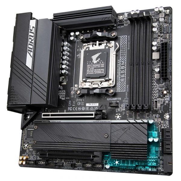 Placa de baza Gigabyte B650M AORUS ELITE AX AM5 - imagine 13