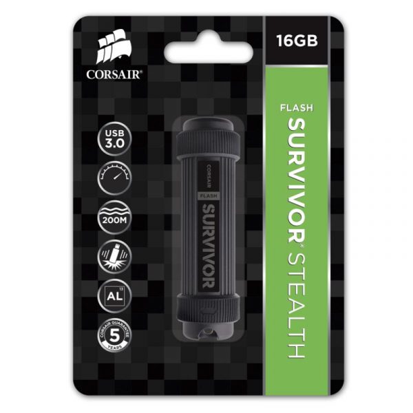 Memorie USB Flash Drive Corsair, 64GB, Survivor Stealth, USB 3.0 - imagine 9