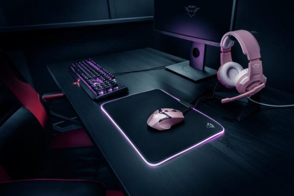 Trust GXT 101P Gav Gaming, cu fir, roz - imagine 11