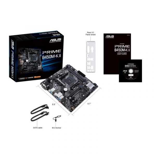 Placa de baza Asus PRIME B450M-K II, Socket AM4 - imagine 11