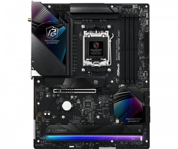 Placa de Baza ASROCK PHANTOM GAMING B850 RIPTIDE WIFI AM5 - imagine 8