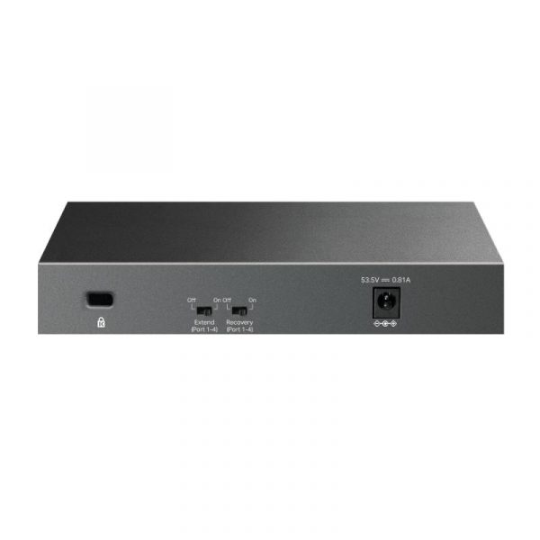 "6-Port 10/100 Mbps Desktop Switch with 4-Port PoE PORT: 4× - imagine 8