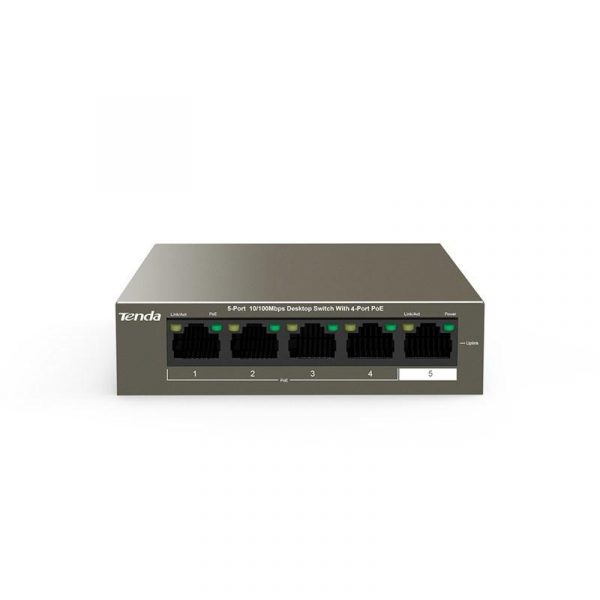 Tenda switch TEF1105P-4-38W, 5-Port 10/100Mbps, 4-porturi POE, Standarde de retea: - imagine 6