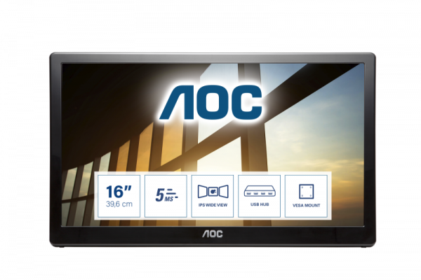 Monitor AOC 15.6" I1659FWUX - imagine 3