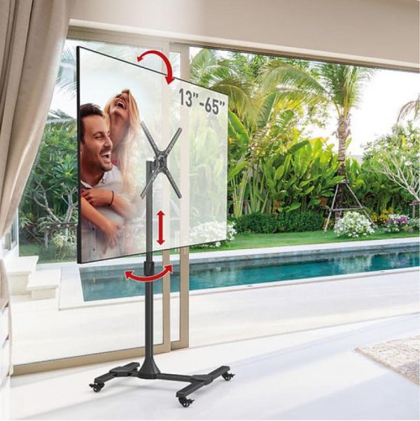 ﻿Suport TV de podea, Barkan SW310H, Reglabil, 13"- 65", VESA - imagine 10