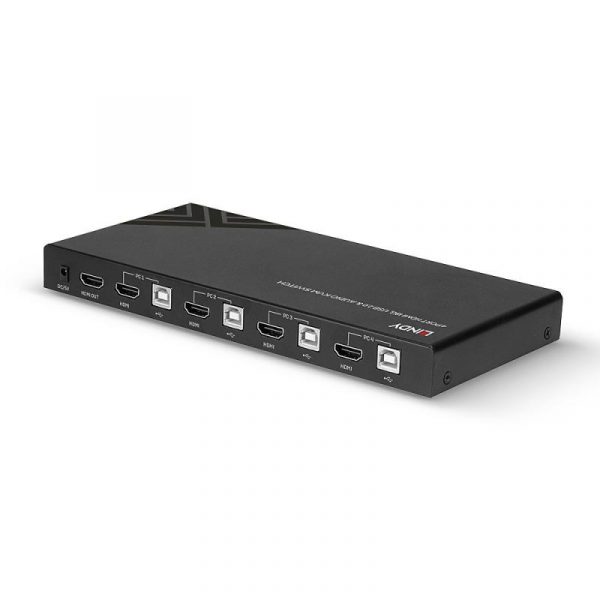 Lindy LY-32810 KVM Switch 4  Port HDMI 4096x2160@60Hz, USB - imagine 7
