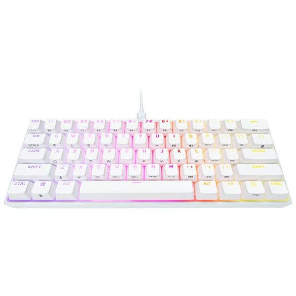 CORSAIR K65 MINI 60% mecanica, alb  Full Key (NKRO) - imagine 14