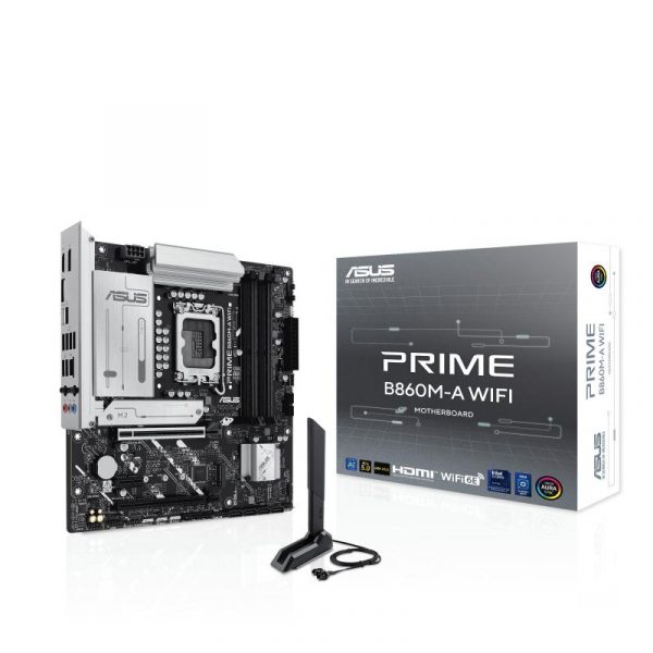 Placa de Baza ASUS PRIME B860M-A WIFI LGA1851, 4x DDR5, - imagine 3