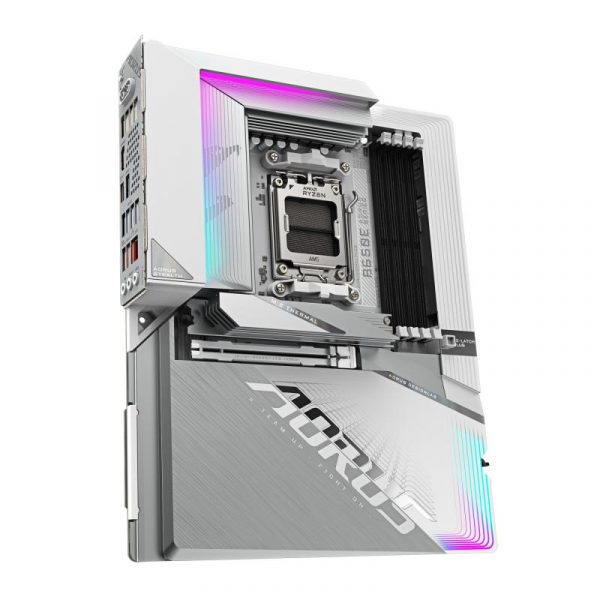 Placa de Baza GIGABYTE B650E AORUS STEALTH ICE AM5 - imagine 11