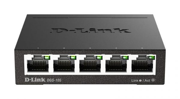Switch D-Link DGS-105, 5 port,10/100/1000 Mbps - imagine 5