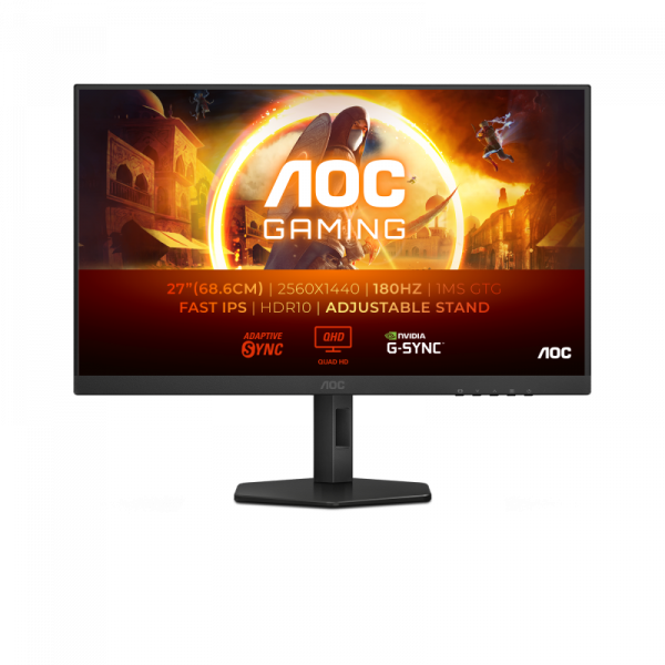 Monitor AOC 27" Q27G4XF, Diagonal (inch): 27, Diagonal (cm): 69,