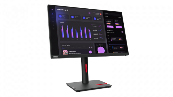 Monitor Lenovo ThinkVision T24i-30, 23.8" FHD (1920x1080) IPS WLED, Anti-glare,