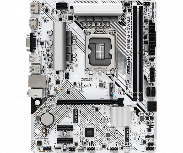 Placa de baza ASROCK B760M-HDV/M.2 LGA1700 - imagine 6