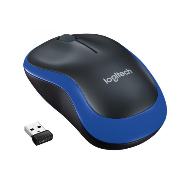 Mouse Logitech M185 Wireless, 1000 DPI, albastru - imagine 11