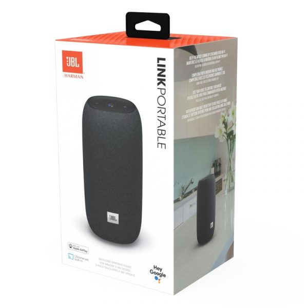 Boxa portabila smart Jbl Link Portable, Sunet 360 grade, Wi-Fi, - imagine 8