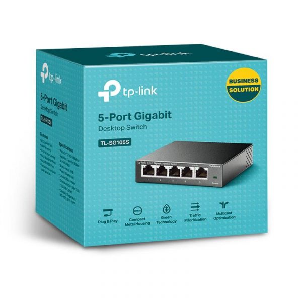 Switch TP-Link TL-SG105s, 5 port, 10/100/1000 Mbps - imagine 6