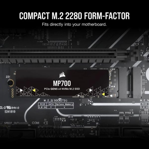 SSD CORSAIR MP700 1TB M.2 NVME - imagine 12