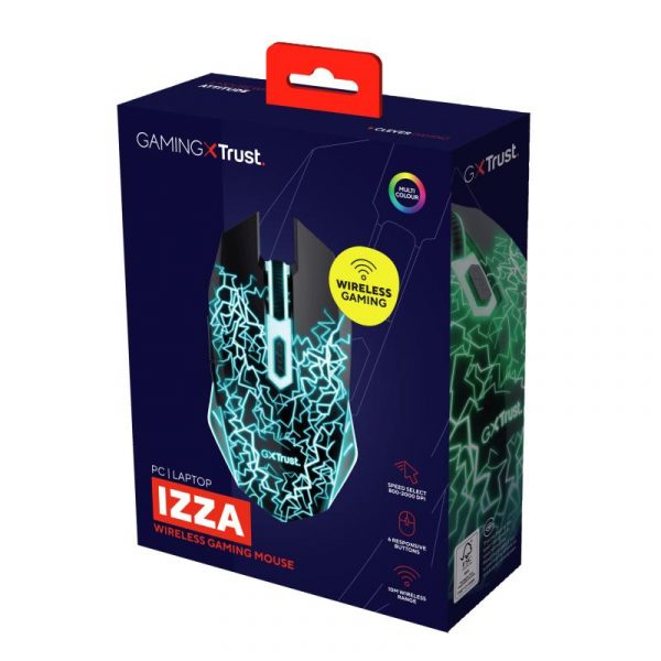 Mouse Trust GXT 107 Izza, Wireless Gaming, negru - imagine 15