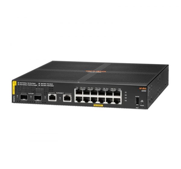 HPE Aruba Networking CX 6000 12G Class4 PoE 2G/2SFP 139W - imagine 7