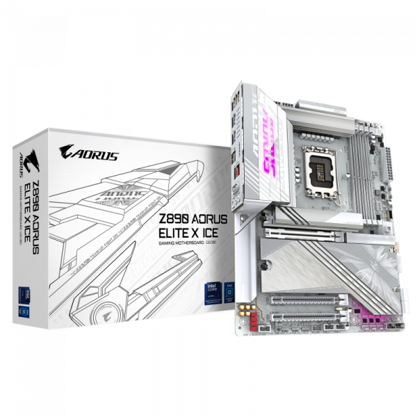 Placa de Baza GIGABYTE Z890 AORUS ELITE X ICE LGA1851 - imagine 8