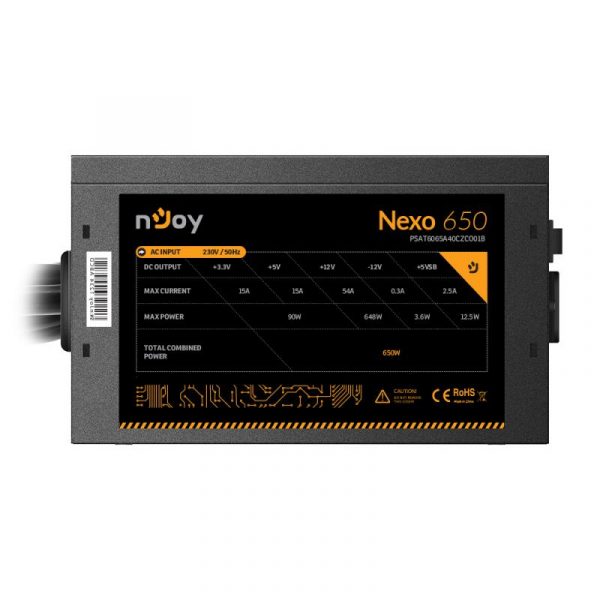 Sursa NJOY NEXO 650W 80+ GOLD - imagine 13