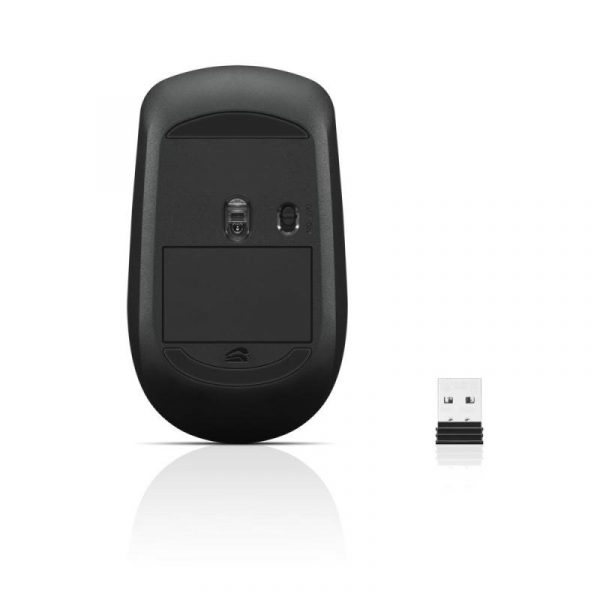 Mouse wireless Lenovo 400, Negru - imagine 8