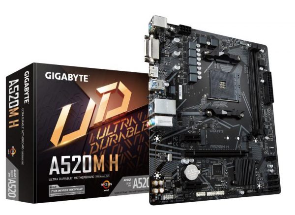 Placa de baza Gigabyte A520M H, Socket AM4 - imagine 6