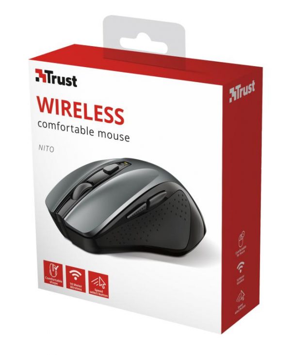 Mouse Trust Nito Wireless 2200 DPI, negru - imagine 11