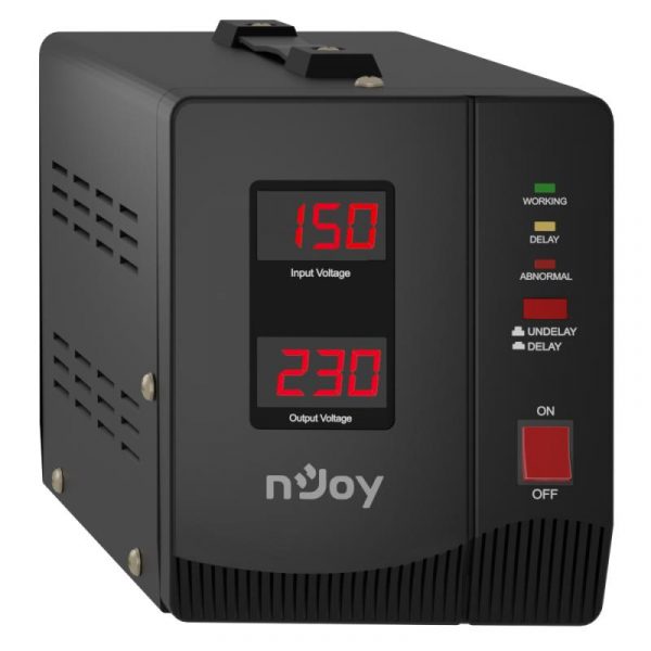 Stabilizator tensiune nJoy 2000VA Alvis, 1200W, 2x Schuko - imagine 7