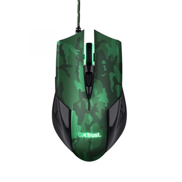 Mouse Trust GXT 781 Rixa Camo, Gaming Mouse, verde militar - imagine 17