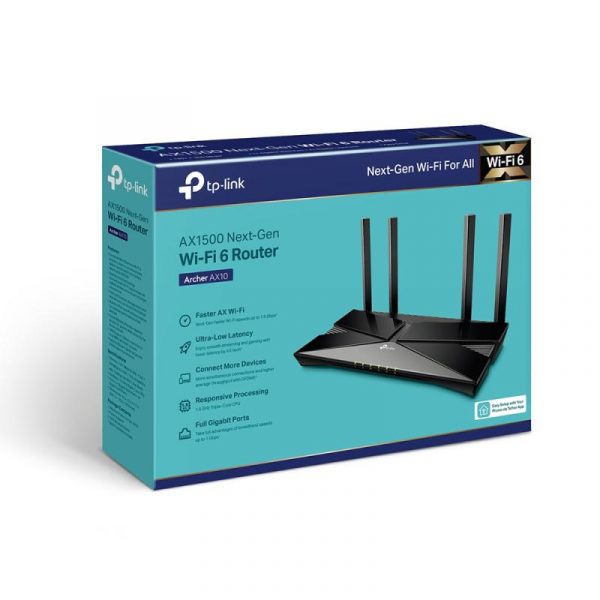 Router wireless TP-LINK Archer AX10, AX1500, Wi-Fi 6, Dual-Band, Gigabit - imagine 11