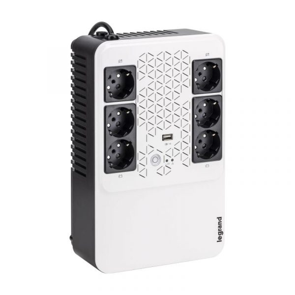 UPS Legrand MULTIPLUG 600, 600VA/360W, 6x German standard sockets, USB - imagine 5