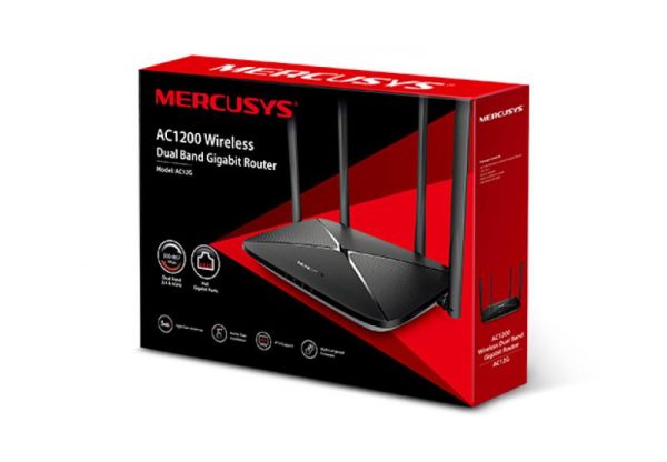 Router wireless MERCUSYS Gigabit AC12G, AC1200, WiFI 5, Dual Band - imagine 8