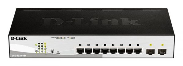 Switch D-Link DGS-1210-08P, 8 port, 10/100/1000 Mbps - imagine 5