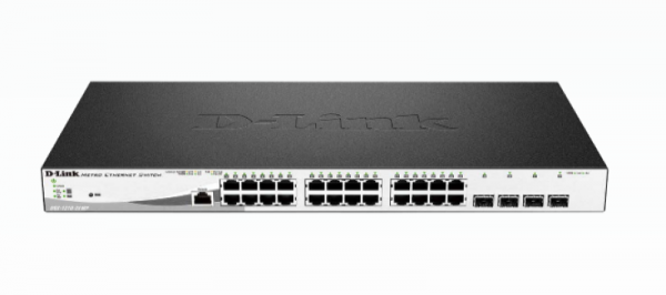 Switch D-link DGS-1210-28MP, 28 Port, 10/100/1000 Mbps - imagine 3