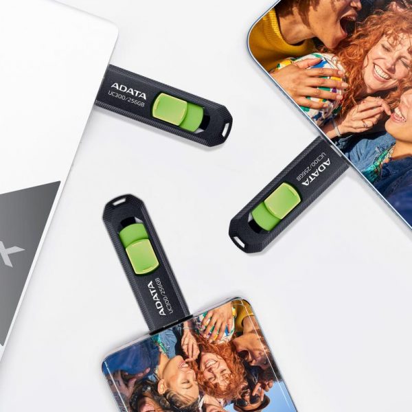 Memorie USB Flash Drive Adata 64GB, UC300, USB Type-C, Black - imagine 8
