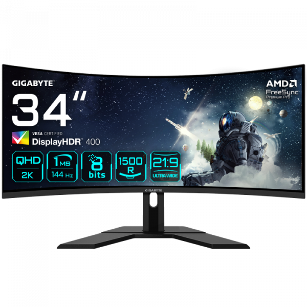 GIGABYTE G34WQC A Gaming Monitor 34" - imagine 3