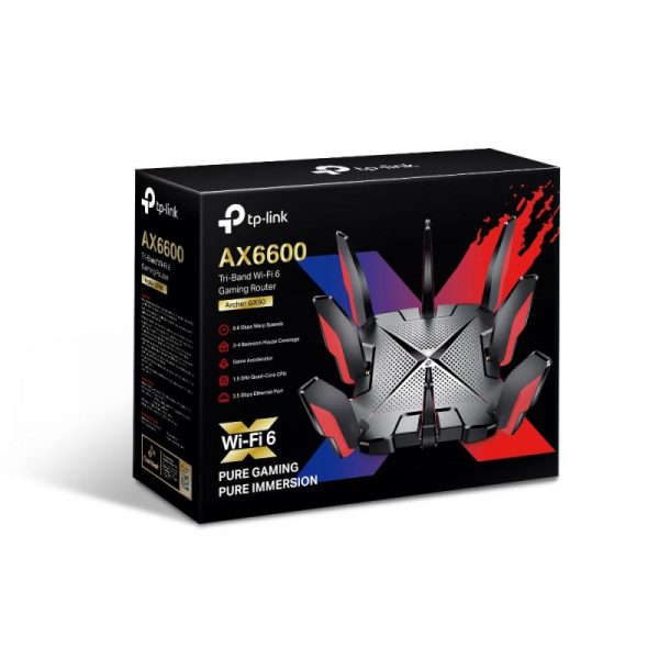 Router gaming Wi-Fi 6 Tri-Band Gigabit AX6600 cu Tehnologie OneMesh, - imagine 7