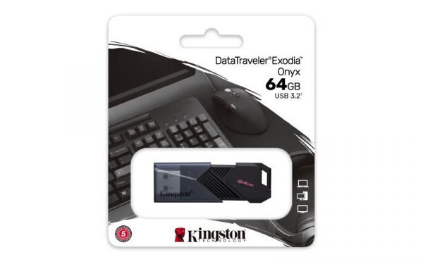 Memorie USB Flash Drive Kingston 64GB Data Traveler Exodia Onyx, - imagine 11