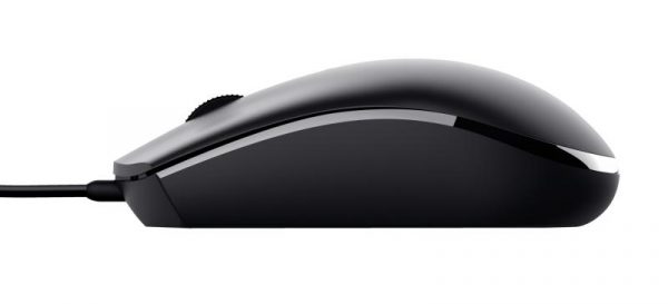 Mouse Trust Basi, cu fir, negru - imagine 6