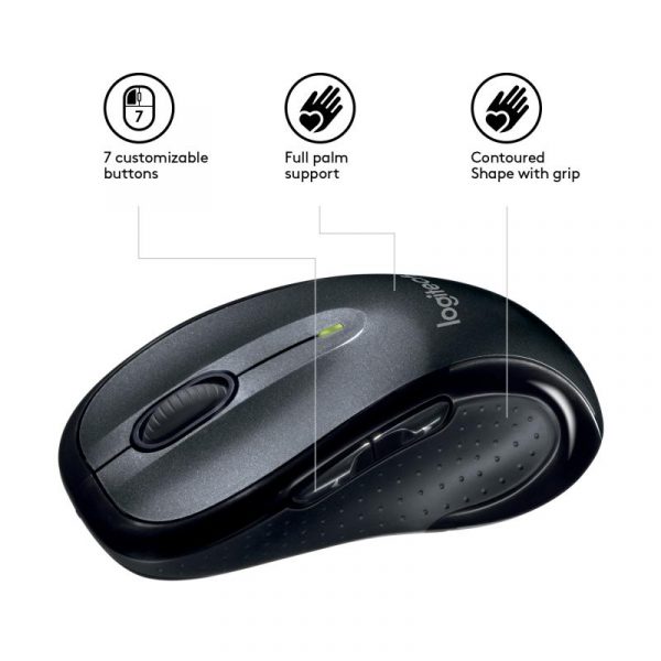 Mouse wireless Logitech M510, rezolutie maxima 1000 DPI, tehnologie laser, - imagine 9